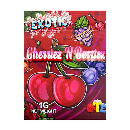 1g Exotic Mylar Bag - Exotic Cherriez N Berriez (100 Count)