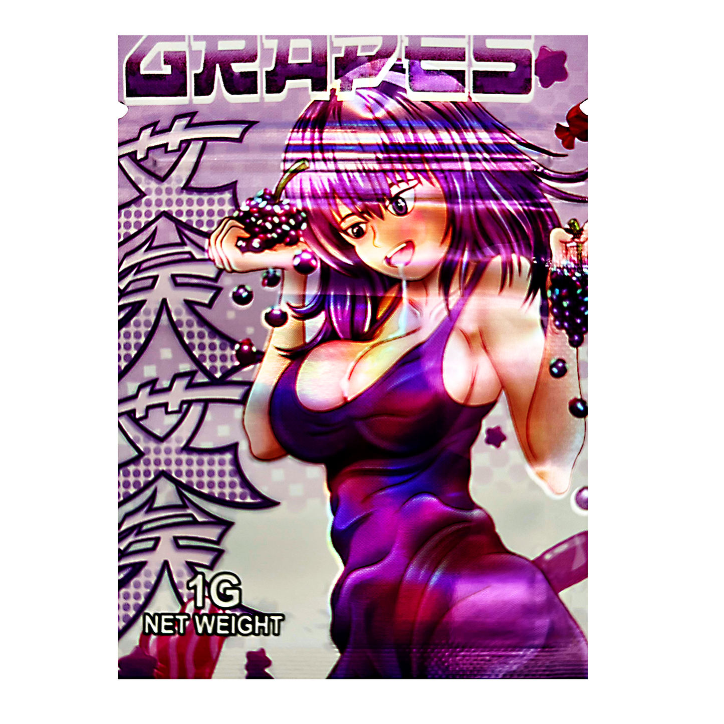 1g Exotic Mylar Bag - Grapes Bimbo (100 Count)