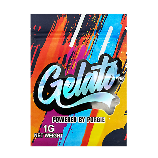 1g Exotic Mylar Bag - Gelato Powered By Porgie (100 Count)