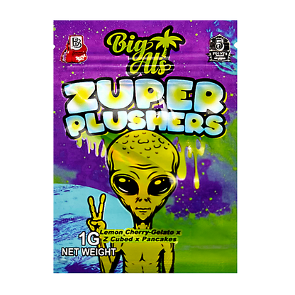 1g Exotic Mylar Bag - Big Als Zuper Plushers (100 Count)