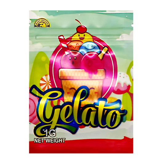 1g Exotic Mylar Bag - Gelato Happy Faces (100 Count)