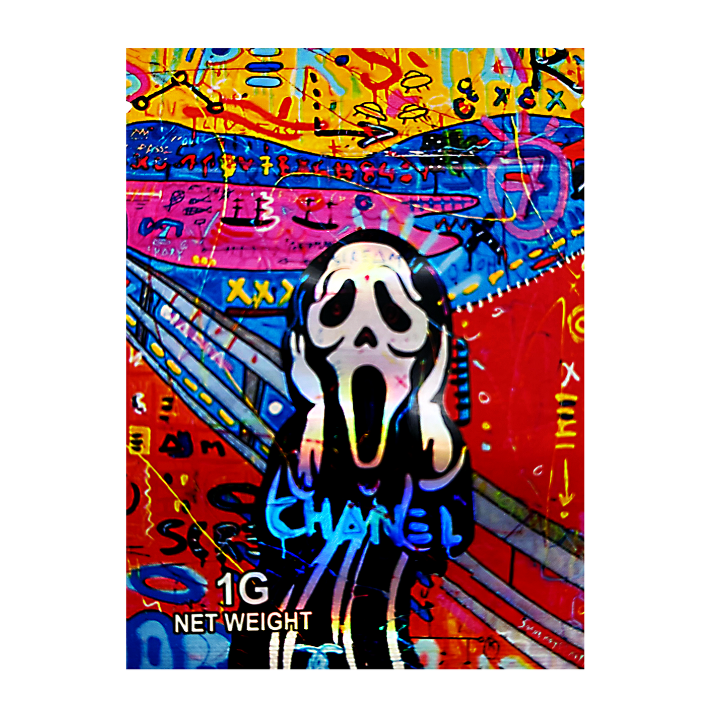 1g Exotic Mylar Bag - Ghost Chanel (100 Count)