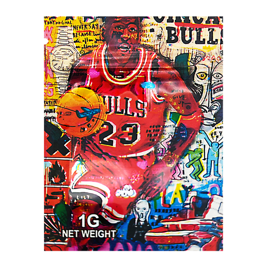 1g Exotic Mylar Bag - Bulls 23 (100 Count)