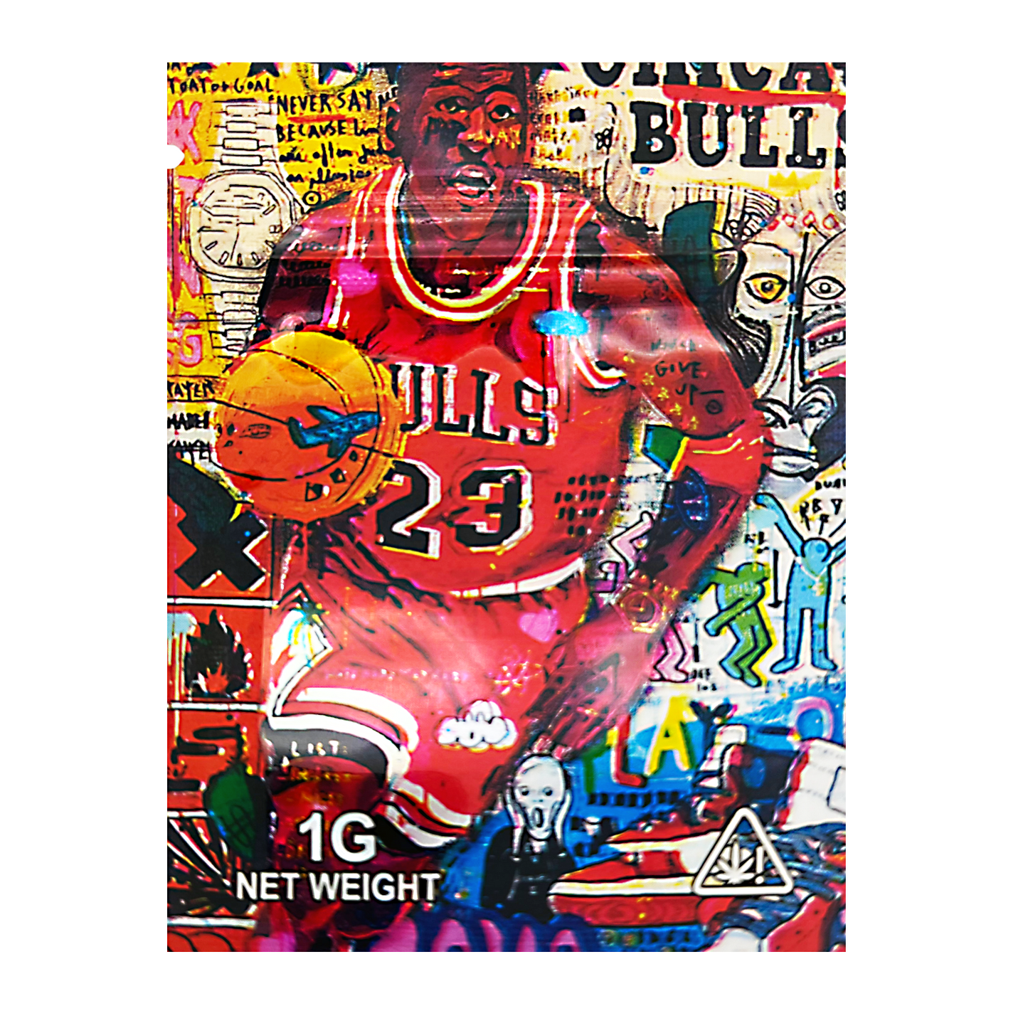 1g Exotic Mylar Bag - Bulls 23 (100 Count)