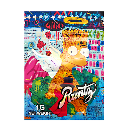 1g Exotic Mylar Bag - Bart Simpson Runtz (100 Count)