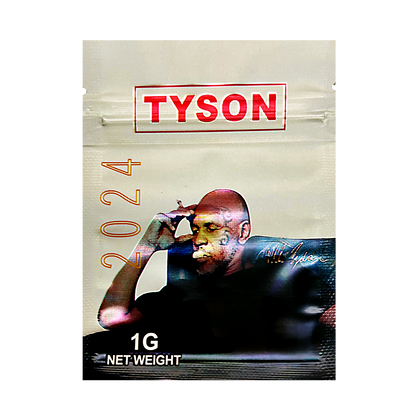 1g Exotic Mylar Bag - Tyson 2024 (100 Count)