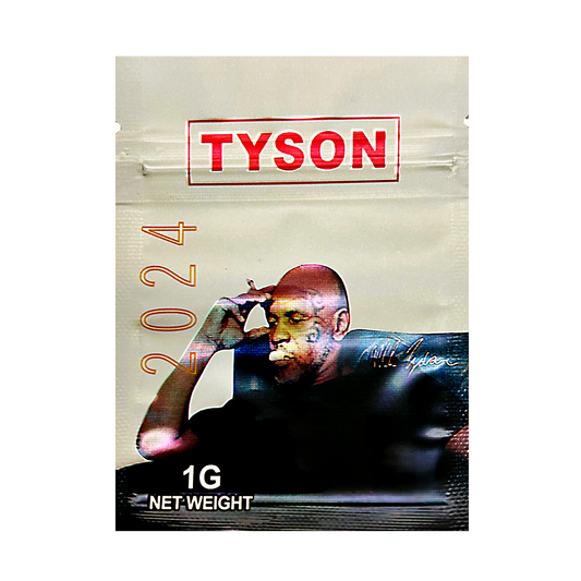 1g Exotic Mylar Bag - Tyson 2024 (100 Count)