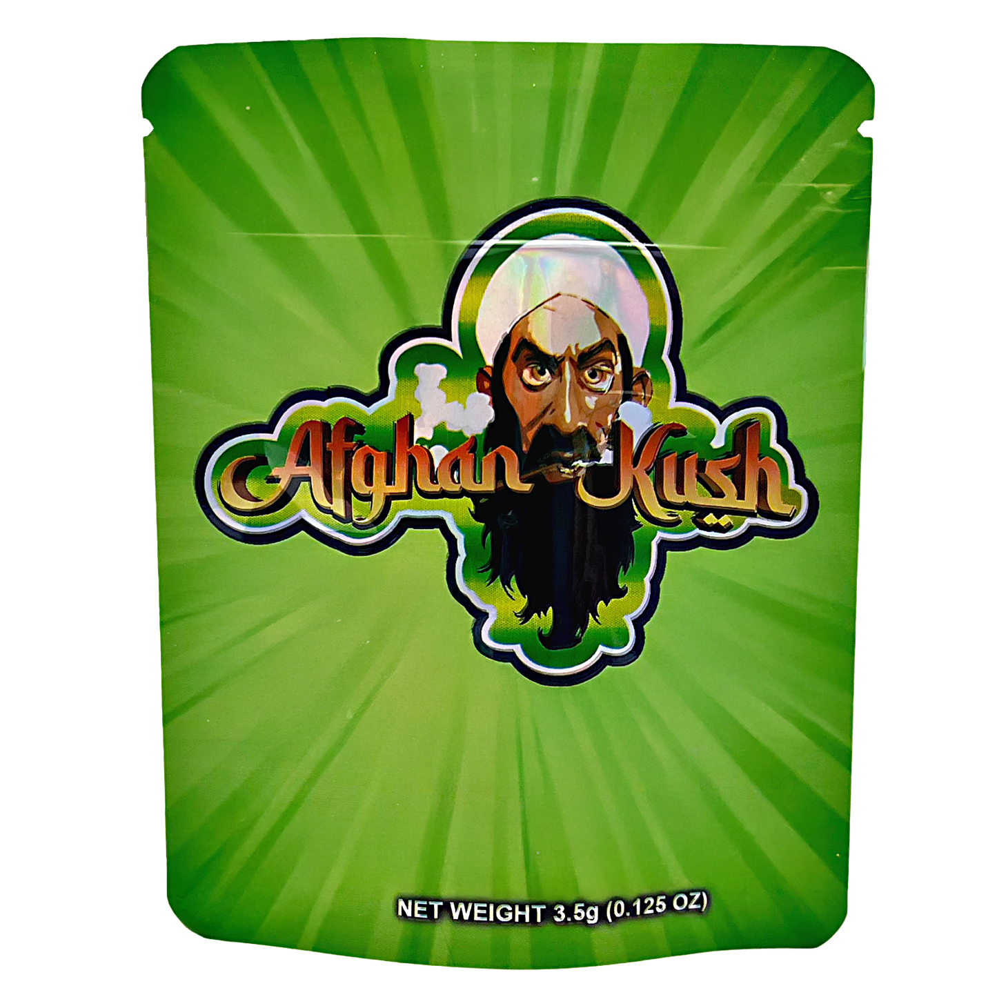 3.5g Exotic Mylar Bag - Afghan Kush (50 Count)