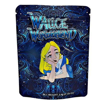 3.5g Exotic Mylar Bag - Walice Wonderland (50 Count)
