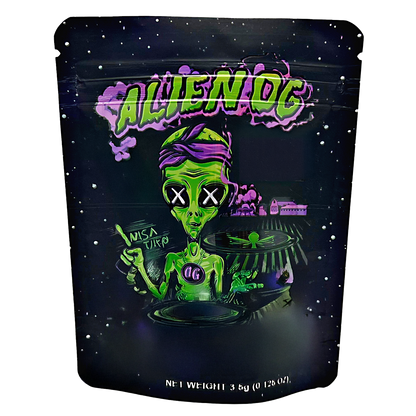 3.5g Exotic Mylar Bag - Alien OG Hush (50 Count)
