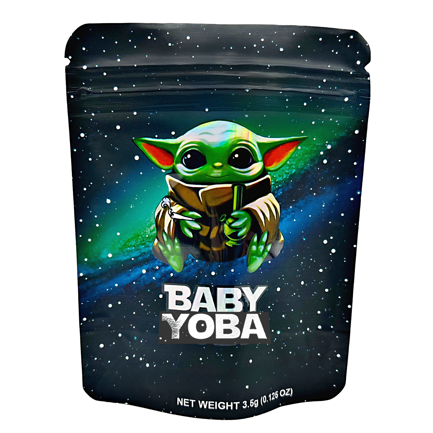 3.5g Exotic Mylar Bag - Baby Yoba (50 Count)