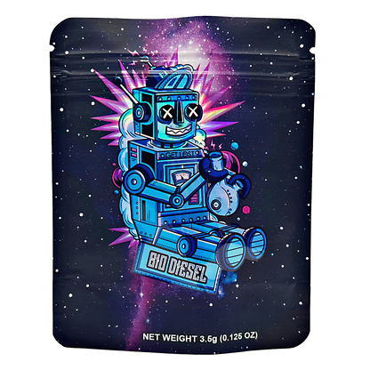 3.5g Exotic Mylar Bag - Bio Diesel (50 Count)