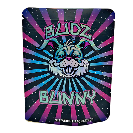 3.5g Exotic Mylar Bag - Budz Bunny (50 Count)