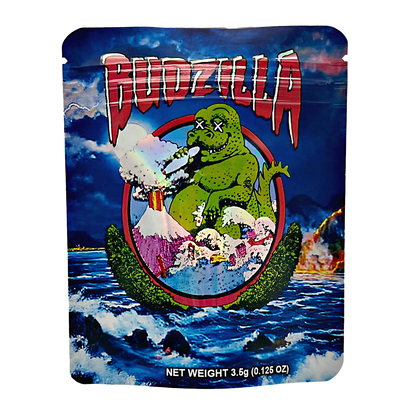 3.5g Exotic Mylar Bag - Budzilla (50 Count)