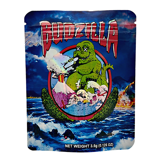 3.5g Exotic Mylar Bag - Budzilla (50 Count)