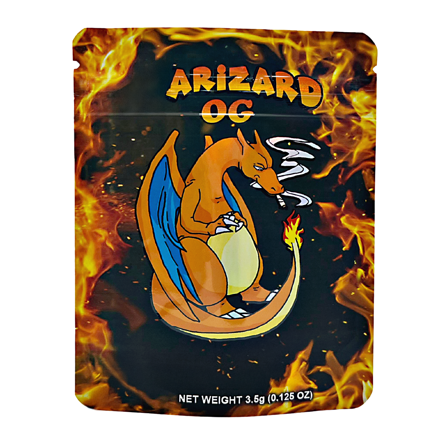 3.5g Exotic Mylar Bag - Arizard OG (50 Count)