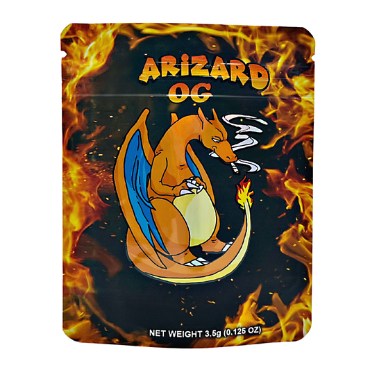 3.5g Exotic Mylar Bag - Arizard OG (50 Count)