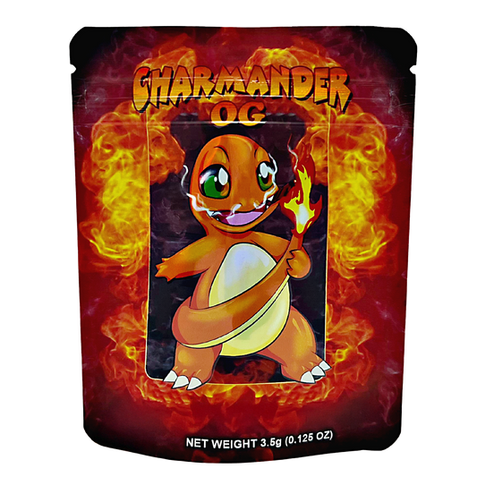 3.5g Exotic Mylar Bag - Charmander OG (50 Count)