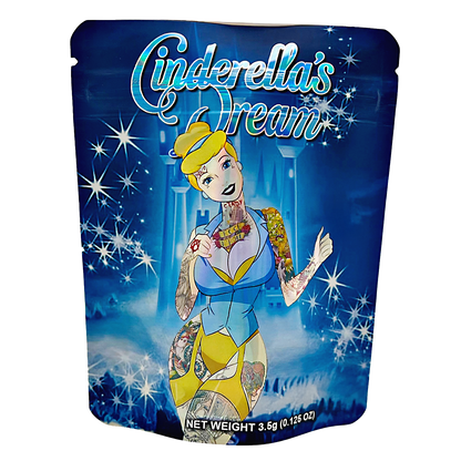 3.5g Exotic Mylar Bag - Cinderellas Dream (50 Count)