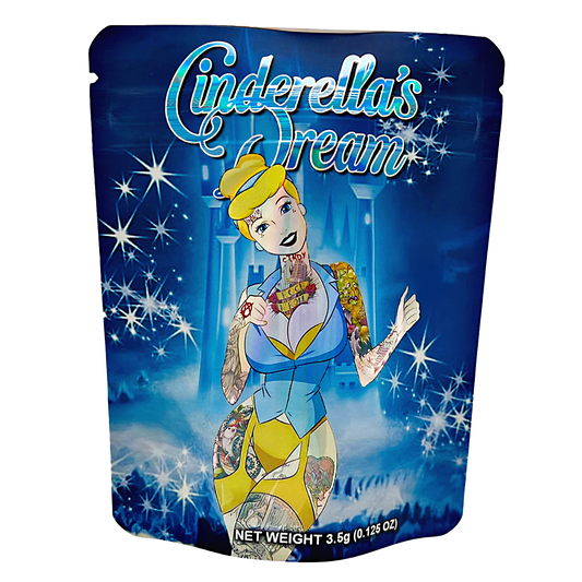 3.5g Exotic Mylar Bag - Cinderellas Dream (50 Count)