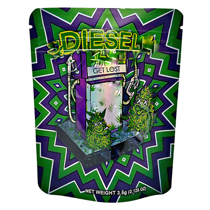 3.5g Exotic Mylar Bag - Diesel (50 Count)