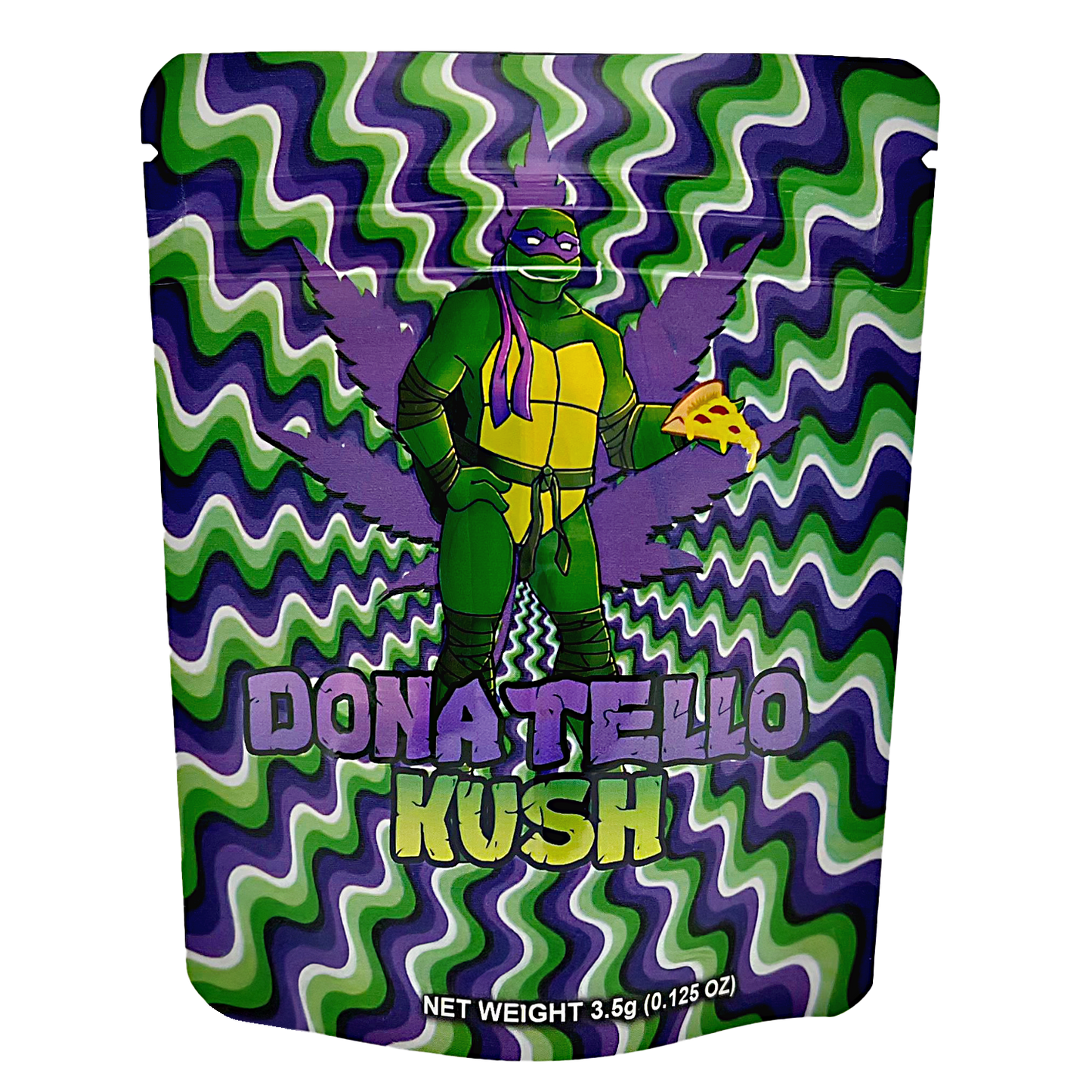 3.5g Exotic Mylar Bag - Donatello Kush (50 Count)