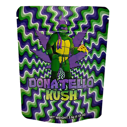 3.5g Exotic Mylar Bag - Donatello Kush (50 Count)