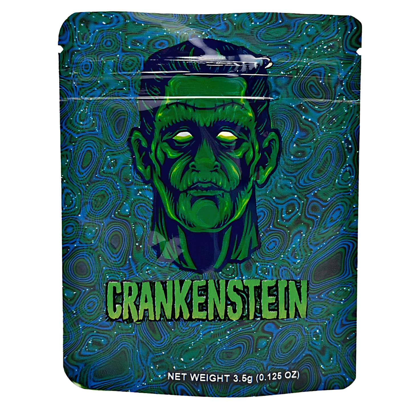 3.5g Exotic Mylar Bag - Crankenstein (50 Count)