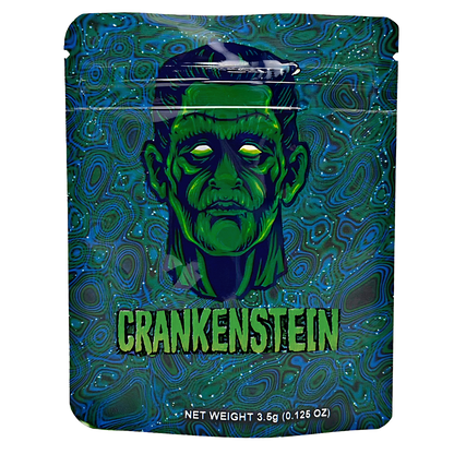 3.5g Exotic Mylar Bag - Crankenstein (50 Count)
