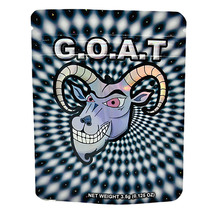 3.5g Exotic Mylar Bag - G.O.A.T. (50 Count)