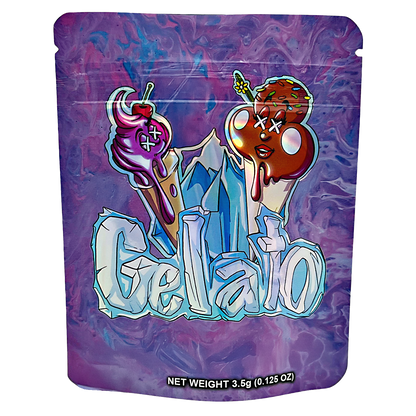 3.5g Exotic Mylar Bag - Gelato (50 Count)