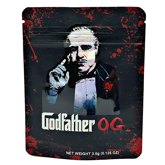 3.5g Exotic Mylar Bag - Godfather OG (50 Count)