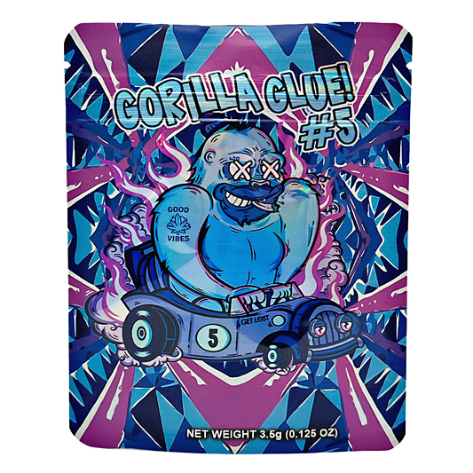 3.5g Exotic Mylar Bag - Gorilla Glue#5 (50 Count)