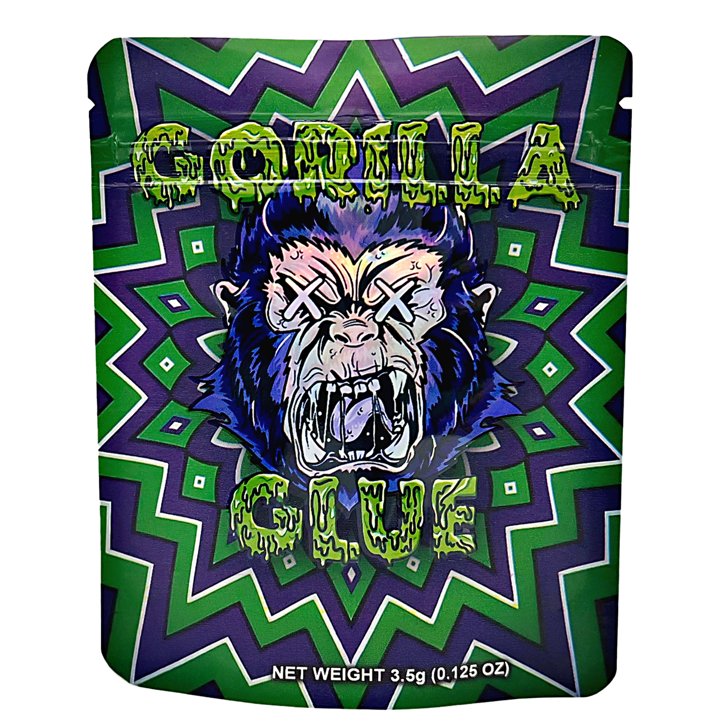 3.5g Exotic Mylar Bag - Gorilla Glue (50 Count)