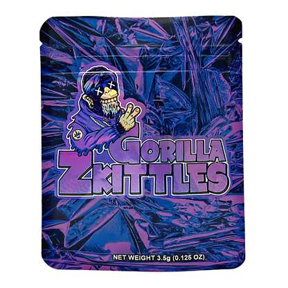 3.5g Exotic Mylar Bag - Gorilla Zkittles (50 Count)