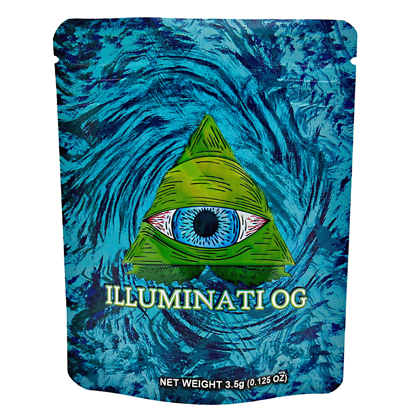 3.5g Exotic Mylar Bag - Illuminati OG (50 Count)