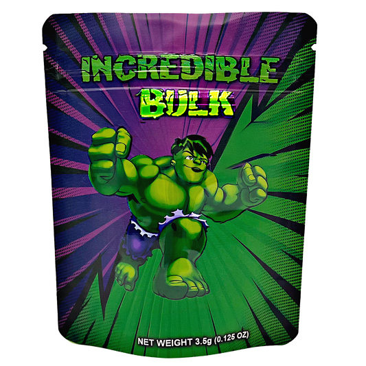 3.5g Exotic Mylar Bag - Incredible Bulk (50 Count)