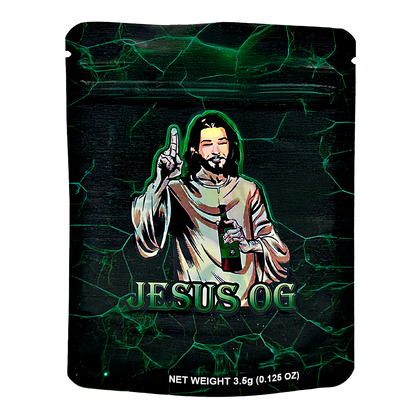 3.5g Exotic Mylar Bag - Jesus OG (50 Count)