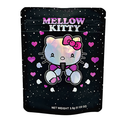 3.5g Exotic Mylar Bag - Mellow Kitty (50 Count)