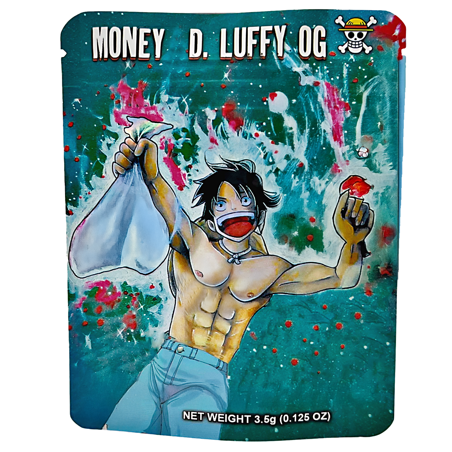 3.5g Exotic Mylar Bag - Monkey D Luffy (50 Count)