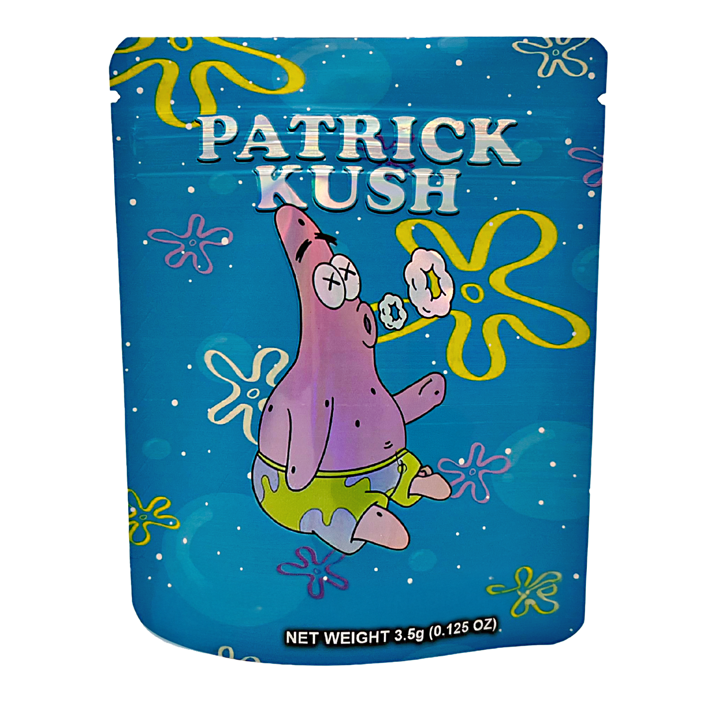 3.5g Exotic Mylar Bag - Patrick Kush (50 Count)