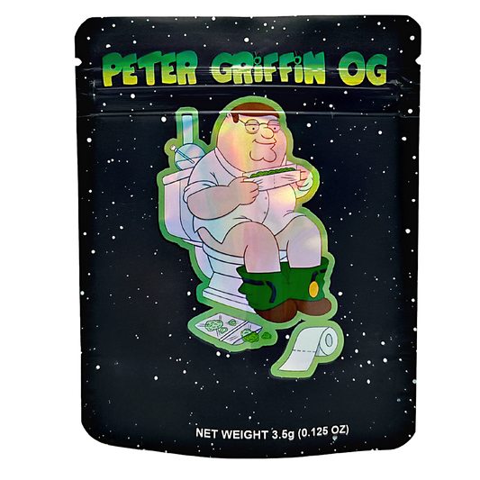 3.5g Exotic Mylar Bag - Peter Griffin OG (50 Count)