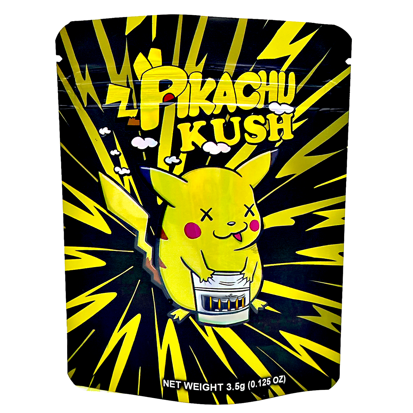 3.5g Exotic Mylar Bag - Pikachu Kush (50 Count)