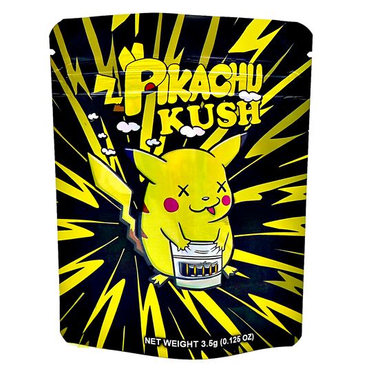 3.5g Exotic Mylar Bag - Pikachu Kush (50 Count)