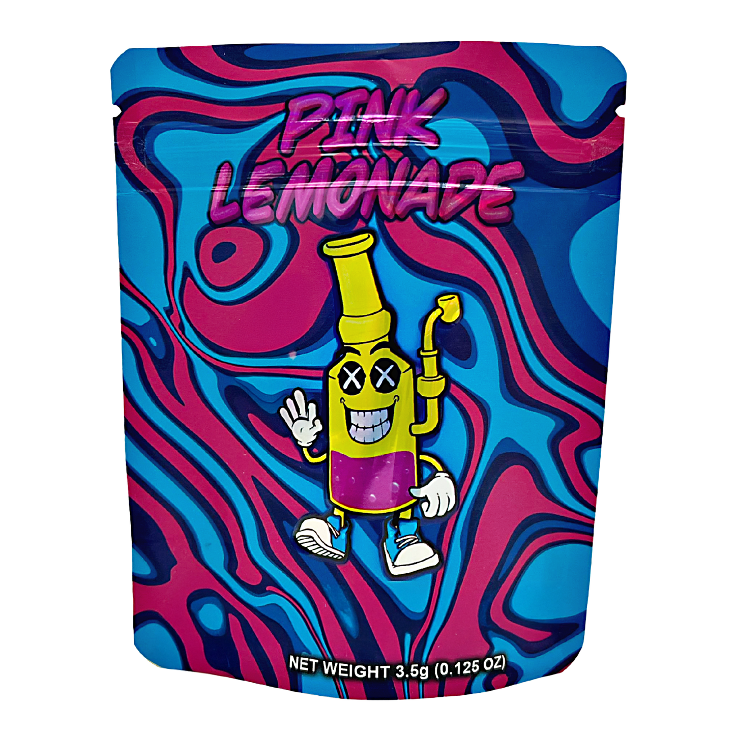 3.5g Exotic Mylar Bag - Pink Lemonade (50 Count)