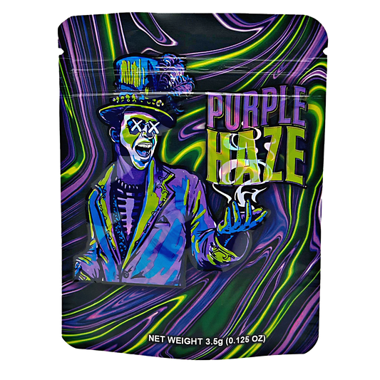 3.5g Exotic Mylar Bag - Purple Haze Voodoo (50 Count)