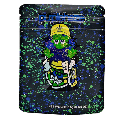 3.5g Exotic Mylar Bag - Purple Haze Turtle (50 Count)