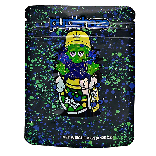 3.5g Exotic Mylar Bag - Purple Haze Turtle (50 Count)