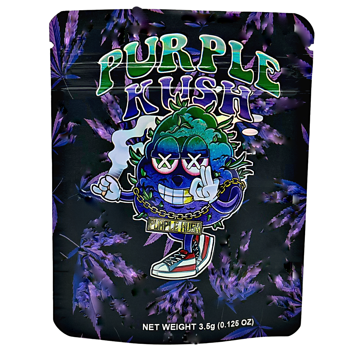 3.5g Exotic Mylar Bag - Purple Kush (50 Count)