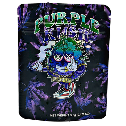 3.5g Exotic Mylar Bag - Purple Kush (50 Count)
